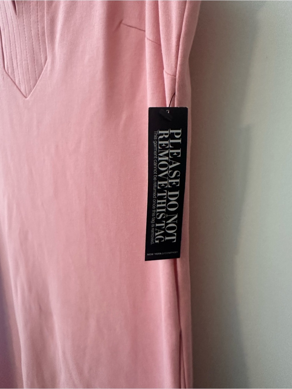 New York & Company Pink Sleeveless Shift Dress - Picture 3 of 4